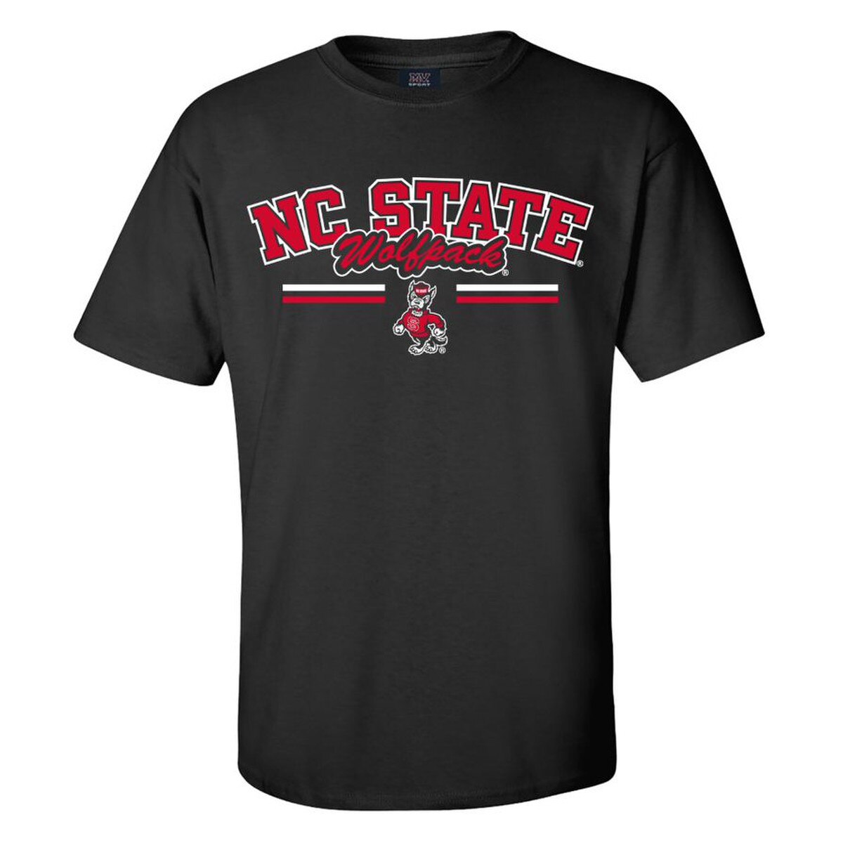 Black Short Sleeve Tee - NC State /